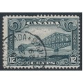 CANADA - 1929 12c grey-black Quebec Bridge, used – SG # 282 CANADA - 1929 12c grey-black Quebec Bridge, used – SG # 282