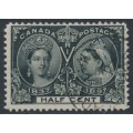 CANADA - 1897 ½c black QV Jubilee, used – SG # 121 CANADA - 1897 ½c black QV Jubilee, used – SG # 121
