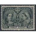 CANADA - 1897 ½c black QV Jubilee, MH – SG # 121 CANADA - 1897 ½c black QV Jubilee, MH – SG # 121