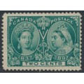 CANADA - 1897 2c green QV Jubilee, MH – SG # 124 CANADA - 1897 2c green QV Jubilee, MH – SG # 124