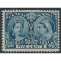 CANADA - 1897 5c slate-blue QV Jubilee, MH – SG # 127 CANADA - 1897 5c slate-blue QV Jubilee, MH – SG # 127