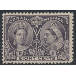 CANADA - 1897 8c slate-violet QV Jubilee, MH – SG # 130