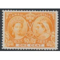 CANADA - 1897 1c orange QV Jubilee, MNG – SG # 122 CANADA - 1897 1c orange QV Jubilee, MNG – SG # 122