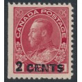 CANADA - 1926 2c on 3c carmine KGV, MNH – SG # 264 CANADA - 1926 2c on 3c carmine KGV, MNH – SG # 264