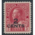 CANADA - 1926 2c on 3c carmine KGV, MNH – SG # 265 CANADA - 1926 2c on 3c carmine KGV, MNH – SG # 265