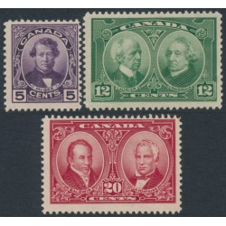 CANADA - 1927 Anniversary of Confederation set of 3, MH – SG # 271-273