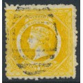 AUSTRALIA / NSW - 1883 8d yellow Diadem, perf. 10:10, crown NSW watermark, used – SG # 236