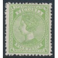 AUSTRALIA / VIC - 1892 9d apple-green Queen Victoria, V crown watermark, MH – SG # 319