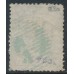 AUSTRALIA / VIC - 1867 1d deep yellow-green Laureates, double-lined '1' watermark, used – SG # 153a