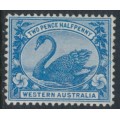 AUSTRALIA / WA - 1901 2½d blue Swan, W crown A watermark, MH – SG # 114