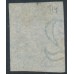AUSTRALIA / NSW - 1856 2d blue Diadem, imperf., ‘2’ watermark, plate I, used – SG # 112