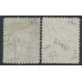 AUSTRALIA / NSW - 1872 3d Diadem, perf. 13:13, ‘6’ watermark, both shades, used – SG # 157a+158a