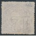 AUSTRALIA / NSW - 1866 6d purple Diadem, perf. 13:13, '12' watermark, used – SG # 165b