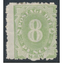 AUSTRALIA / NSW - 1891 8d green Postage Due, perf. 10:10, MH – SG # D7