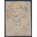 AUSTRALIA / TAS - 1855 1d carmine Chalon, imperf., large star watermark, used – SG # 14