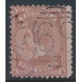 AUSTRALIA / VIC - 1873 9d pale brown/pink Diadem, perf. 12:12, ’10’ watermark, used – SG # 173
