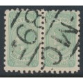 AUSTRALIA / VIC - 1912 ½d blue-green QV, perf. 11, upright A crown watermark, used – SG # 433a