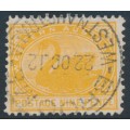 AUSTRALIA / WA - 1912 9d orange Swan, perf. 12½, upright crown A watermark, used – SG # 145b