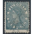 AUSTRALIA / VIC - 1865 10d grey-black QV Laureates, perf. 13, ‘8’ watermark, used – SG # 119a