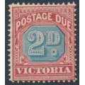 AUSTRALIA / VIC - 1893 2d dull blue/brownish red Postage Due, MH – SG # D3a