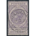 AUSTRALIA / SA - 1910 2/6 pale dull violet Long Tom, thick POSTAGE, crown A wmk, used – SG # 304a