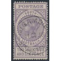 AUSTRALIA / SA - 1910 2/6 violet Long Tom, thick POSTAGE, crown A wmk, used – SG # 304a