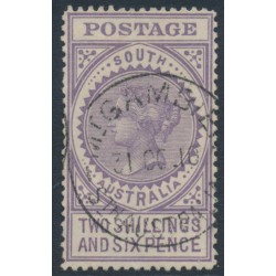 AUSTRALIA / SA - 1910 2/6 violet Long Tom, thick POSTAGE, crown A wmk, used – SG # 304a