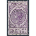 AUSTRALIA / SA - 1912 2/6 violet Long Tom, thick POSTAGE, crown A wmk, used – SG # 304ab