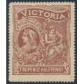 AUSTRALIA / VIC - 1897 2½d (2/6) red-brown Diamond Jubilee, used – SG # 354