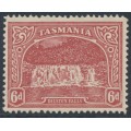 AUSTRALIA / TAS - 1910 6d dull carmine-lake Dilston Falls, perf. 12½, crown A watermark, MNH – SG # 254