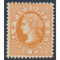 AUSTRALIA / VIC - 1905 3d dull orange-brown QV, perf. 12½, V crown watermark, MH – SG # 389