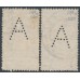 AUSTRALIA / SA - 1906 2/- violet Long Tom, types A & B, "A" perfin, used – SG # 289a
