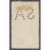 AUSTRALIA / SA - 1904 5/- red Long Tom, thick POSTAGE, crown SA wmk, SA perfin, MH – SG # 290