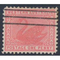 AUSTRALIA / WA - 1908 1d rose-pink Swan, perf. 11, crown A watermark, used – SG # 151