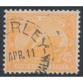 AUSTRALIA / WA - 1906 10d rose-orange Swan, perf. 12½, crown A watermark, used – SG # 146