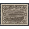 AUSTRALIA / TAS - 1909 3d brown Spring River, perf. 11, A crown watermark, MH – SG # 253b