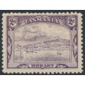 AUSTRALIA / TAS - 1905 2d deep purple Hobart, perf. 11, A crown watermark, MH – SG # 245a