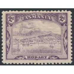 AUSTRALIA / TAS - 1905 2d deep purple Hobart, perf. 11, A crown watermark, MH – SG # 245a