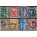 AUSTRALIA / TAS - 1900 ½d to 6d Pictorials set of 8, TAS watermark, used – SG # 229-236