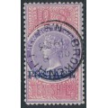 AUSTRALIA / NSW - 1894 10/- violet/claret Stamp Duty, o/p POSTAGE, used – SG # 275b