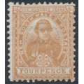 AUSTRALIA / NSW - 1888 4d brown Cook, perf. 12:11½, crown NSW watermark, MH – SG # 255f