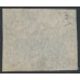 AUSTRALIA / WA - 1854 4d pale blue Swan, imperforate, variety 'Swan has an eye', MNG – SG # 3