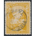 AUSTRALIA / TAS - 1912 4d orange-yellow Russell Falls, perf. 11, crown A watermark, used – SG # 247da