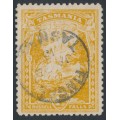 AUSTRALIA / TAS - 1912 4d orange-yellow Russell Falls, perf. 11, crown A watermark, used – SG # 247da