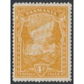 AUSTRALIA / TAS - 1909 4d orange-buff Russell Falls, perf. 12½, crown A watermark, MH – SG # 247b