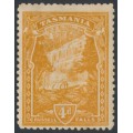 AUSTRALIA / TAS - 1909 4d orange-buff Russell Falls, perf. 11, crown A watermark, MH – SG # 247b