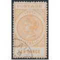 AUSTRALIA / SA - 1902 10d buff Long Tom, thin POSTAGE, CTO – SG # 274