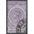 AUSTRALIA / SA - 1892 2/6 violet Long Tom, POSTAGE & REVENUE, perf. 11½, CTO – SG # 195a