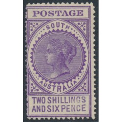 AUSTRALIA / SA - 1905 2/6 dull violet Long Tom, thick POSTAGE, crown SA wmk, MNH – SG # 289a