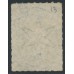 AUSTRALIA / SA - 1859 1d yellow-green QV, large star watermark, rouletted, used – SG # 13